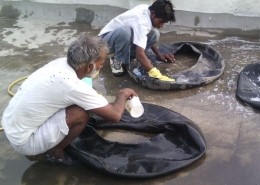 Banden schoonmaken