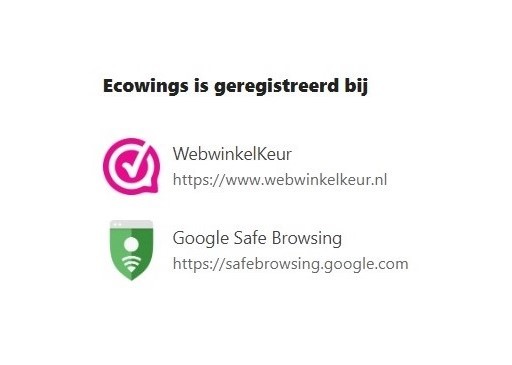 Ecowings Webwinkelkeur
