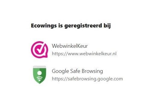 webwinkelkeur Ecowings Webwinkelkeur